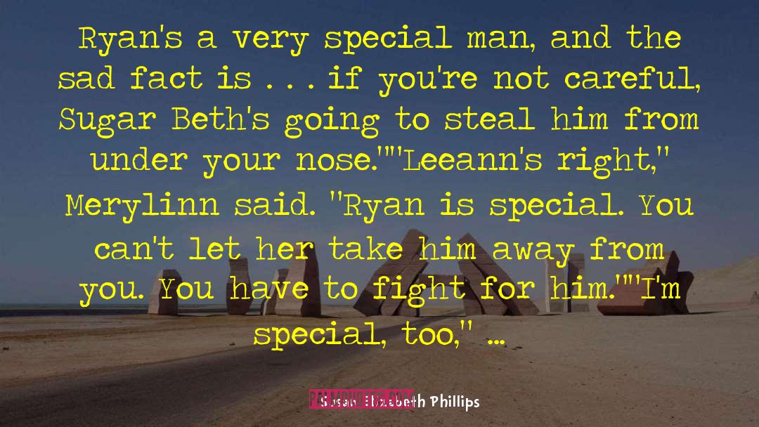 Special Man quotes by Susan Elizabeth Phillips