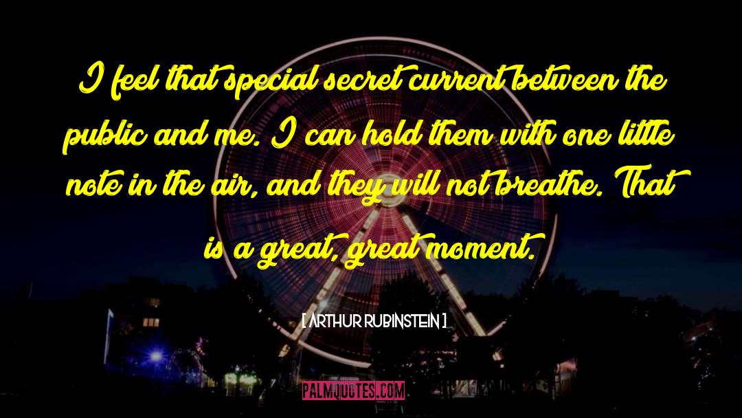 Special Moments quotes by Arthur Rubinstein