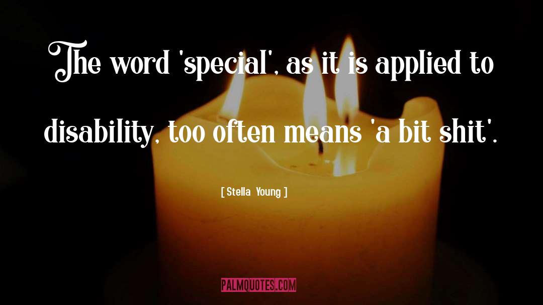 Special Needs People quotes by Stella  Young