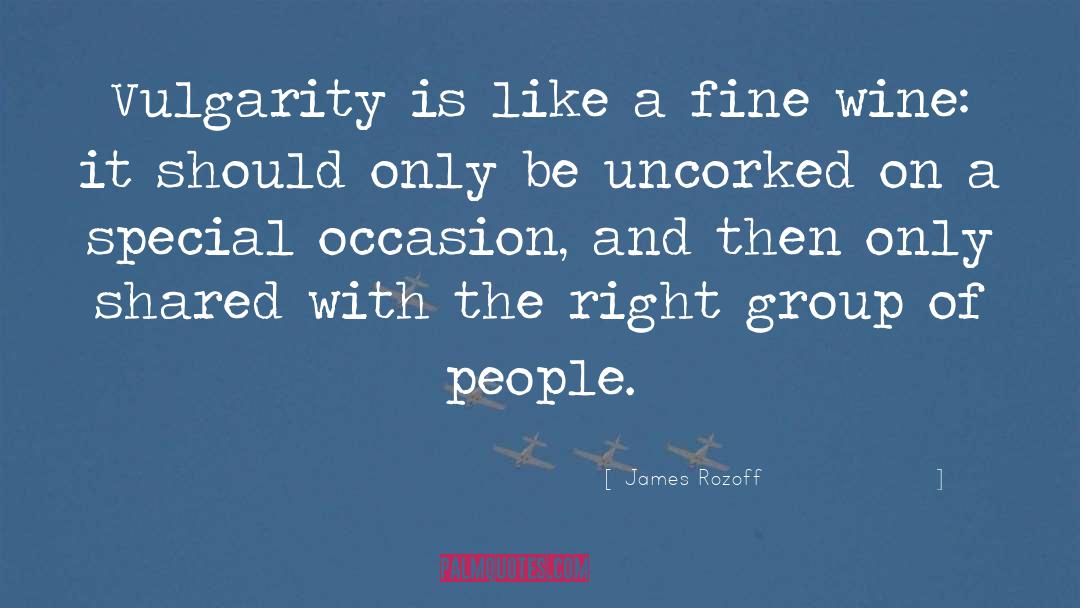 Special Occasion quotes by James Rozoff