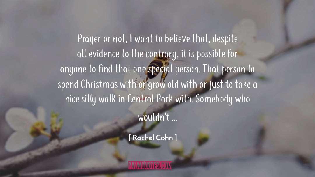 Special Person quotes by Rachel Cohn