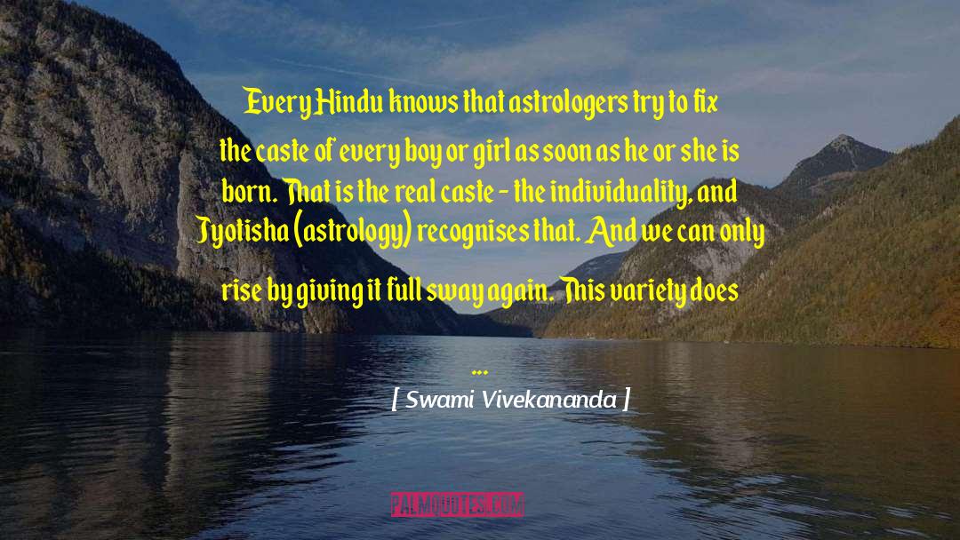 Special Privilege quotes by Swami Vivekananda