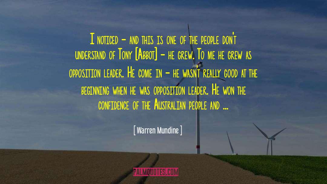 Special To Me quotes by Warren Mundine