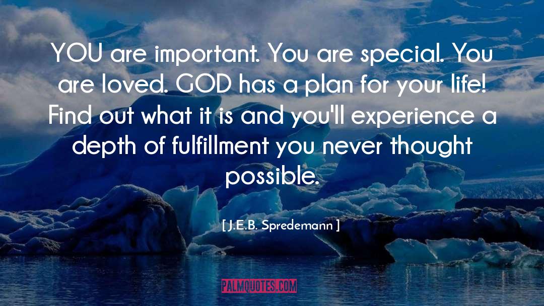 Special You quotes by J.E.B. Spredemann