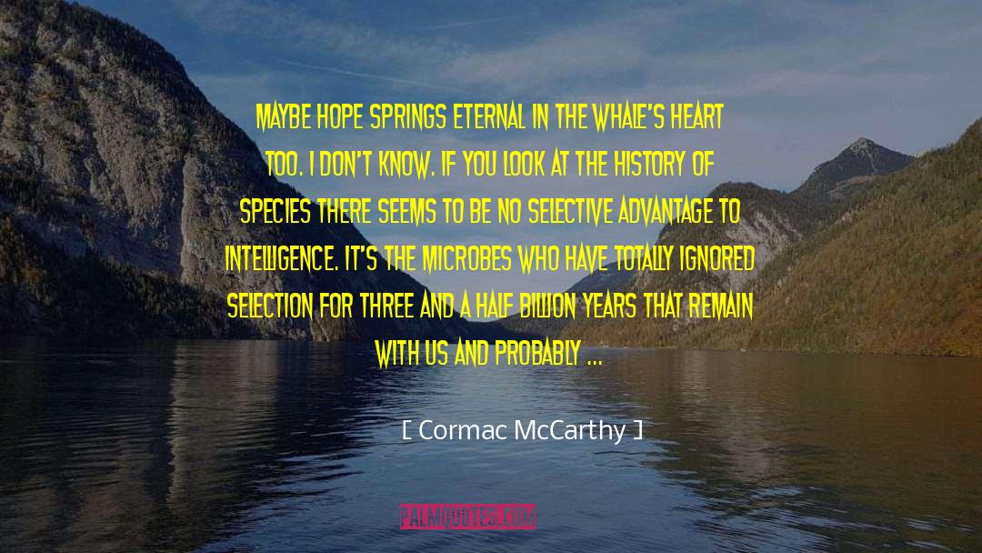 Specialization quotes by Cormac McCarthy