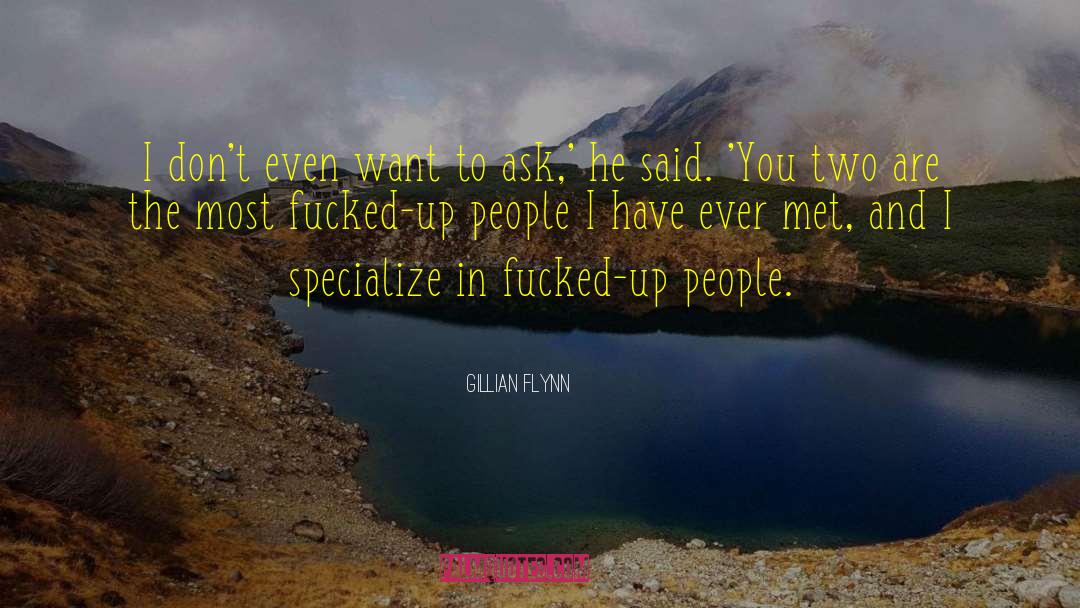 Specialize quotes by Gillian Flynn