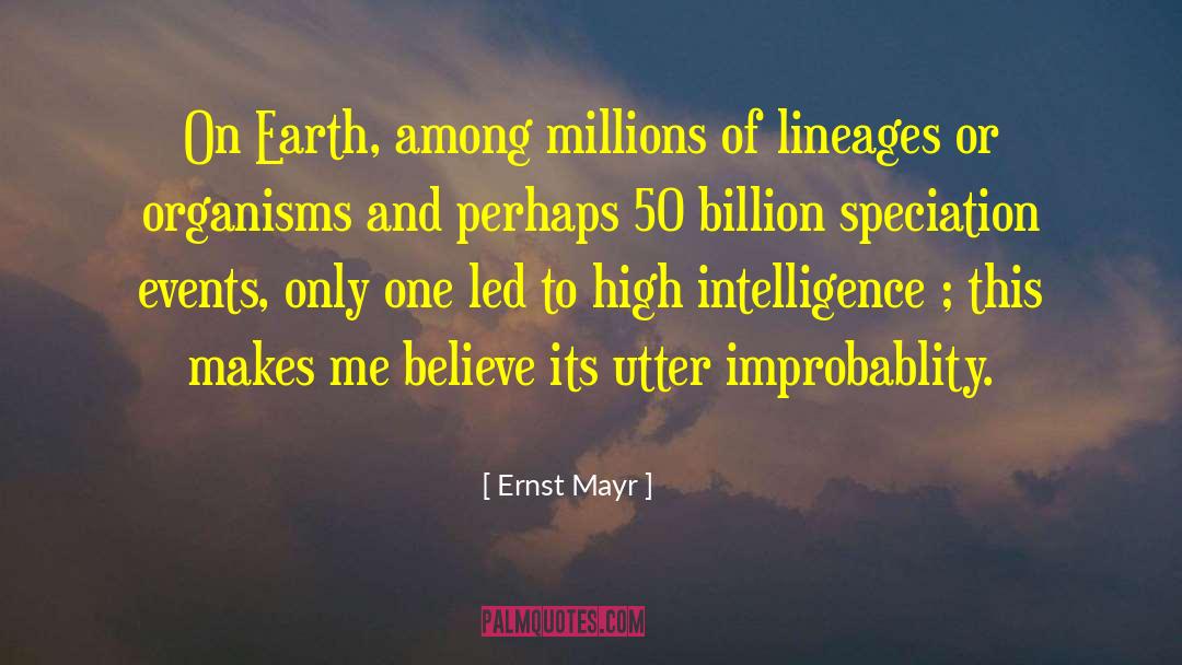 Speciation quotes by Ernst Mayr