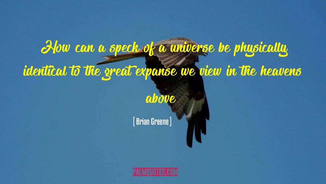 Speck quotes by Brian Greene