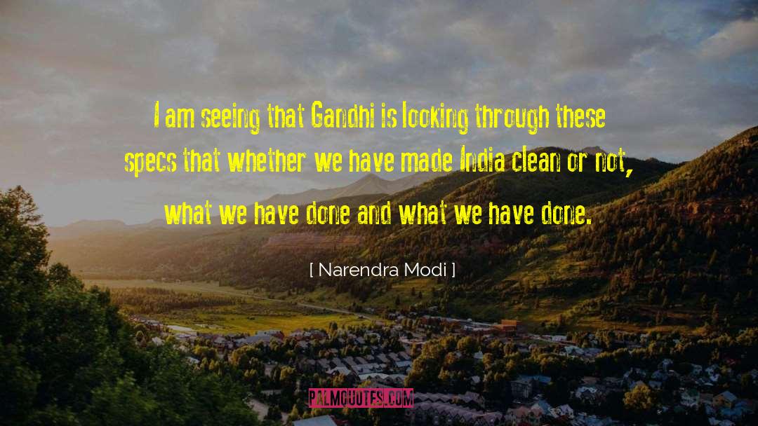 Specs quotes by Narendra Modi