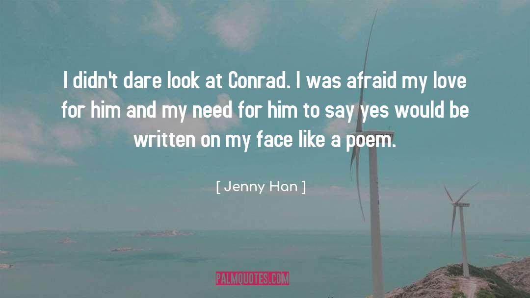 Spectacular Face quotes by Jenny Han