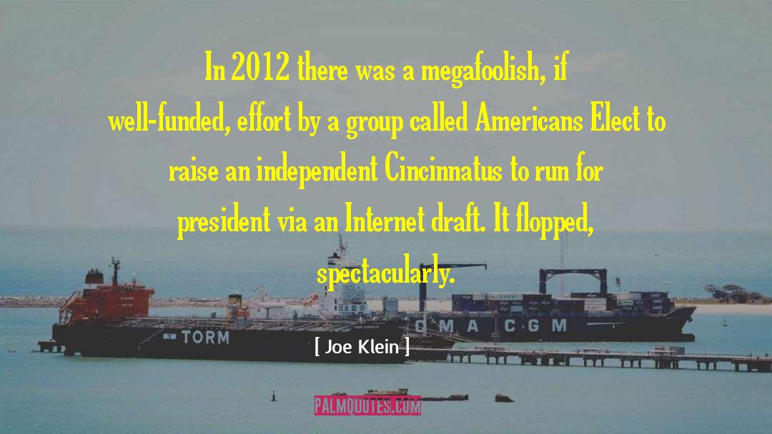 Spectacularly Thesaurus quotes by Joe Klein