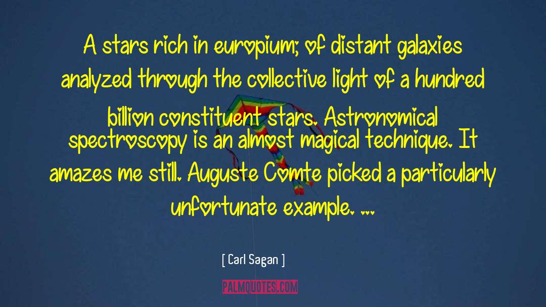 Spectroscopy quotes by Carl Sagan