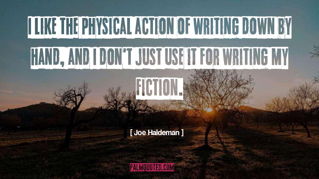 Speculative Fiction quotes by Joe Haldeman