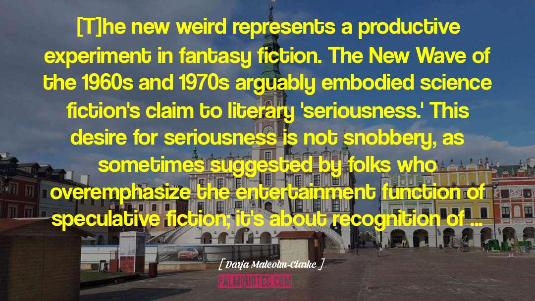 Speculative Fiction quotes by Darja Malcolm-Clarke