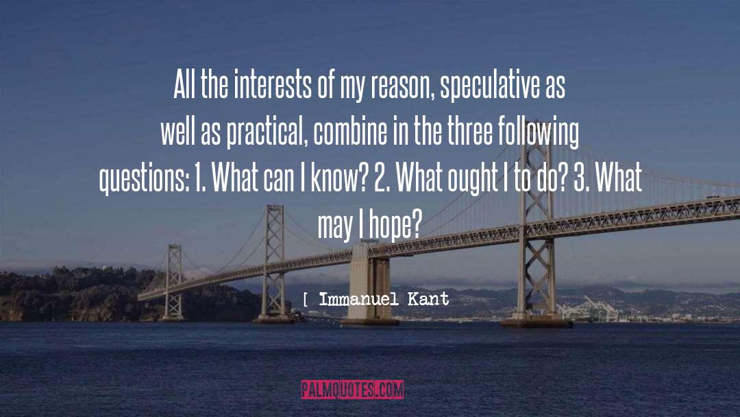 Speculative quotes by Immanuel Kant