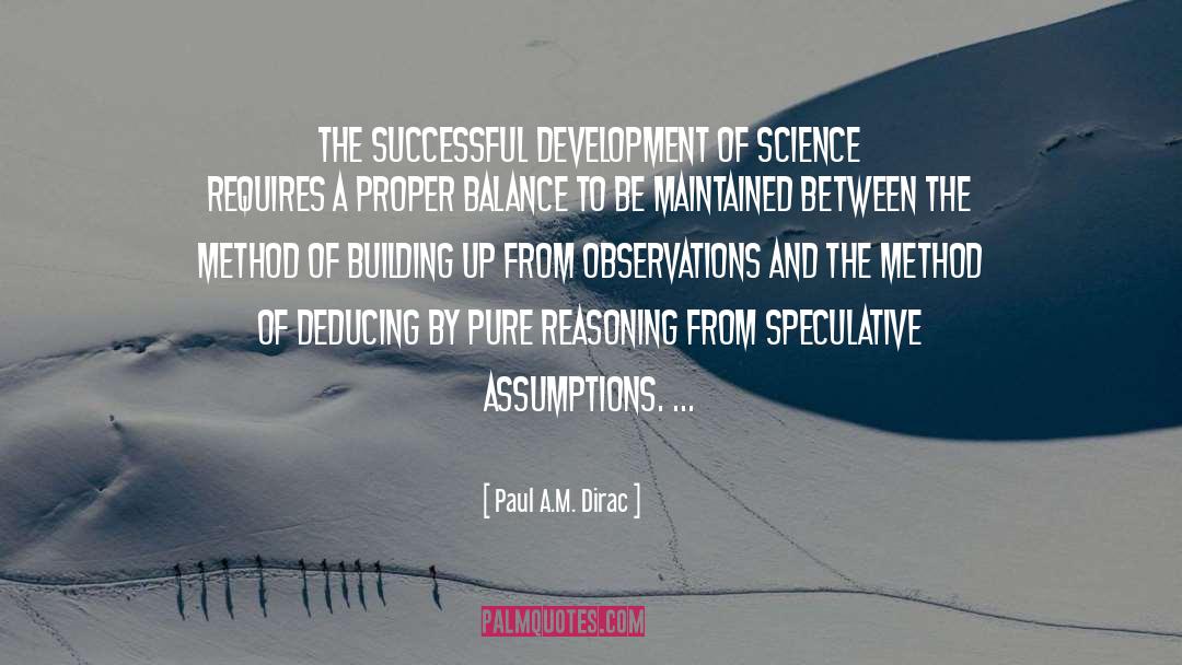 Speculative quotes by Paul A.M. Dirac