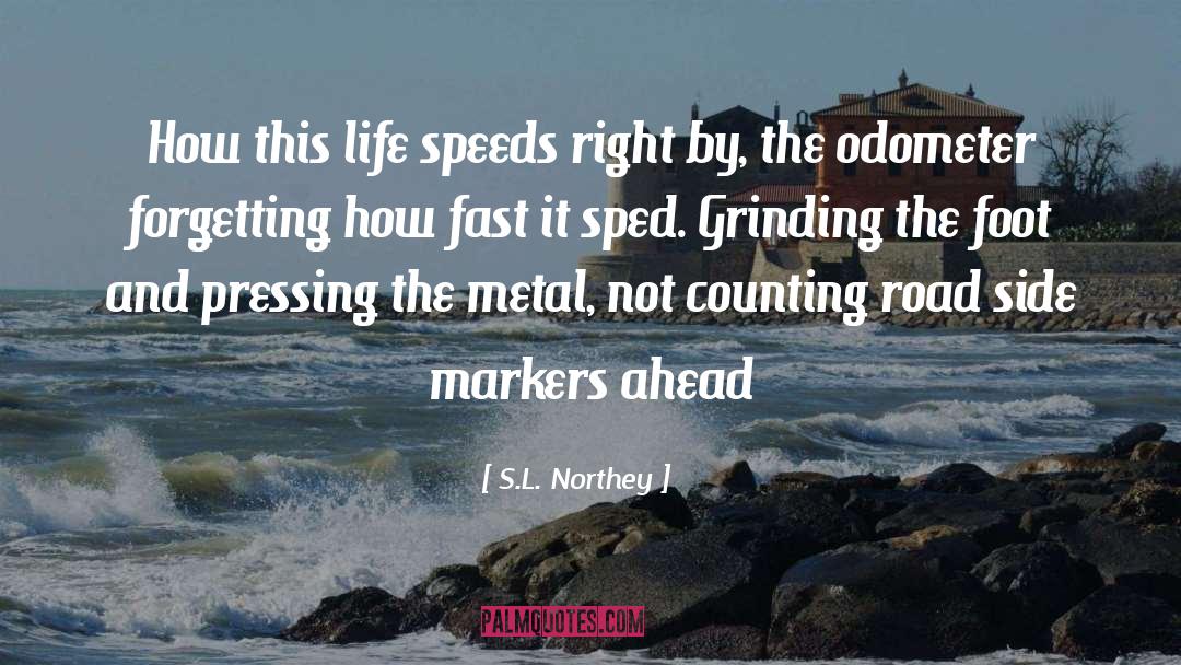 Sped quotes by S.L. Northey