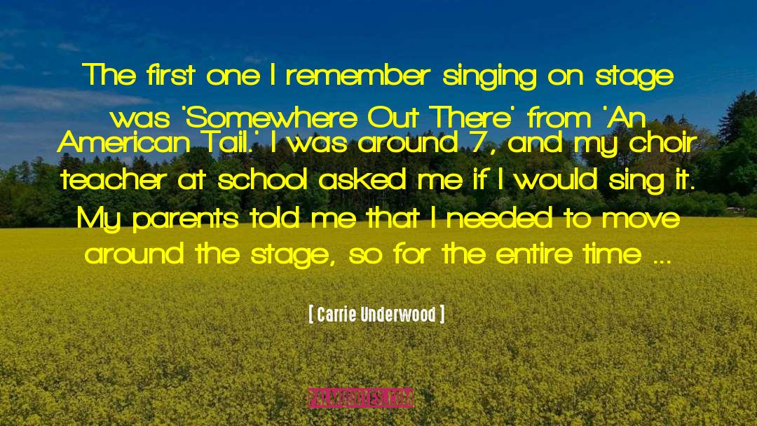 Sped Teacher quotes by Carrie Underwood