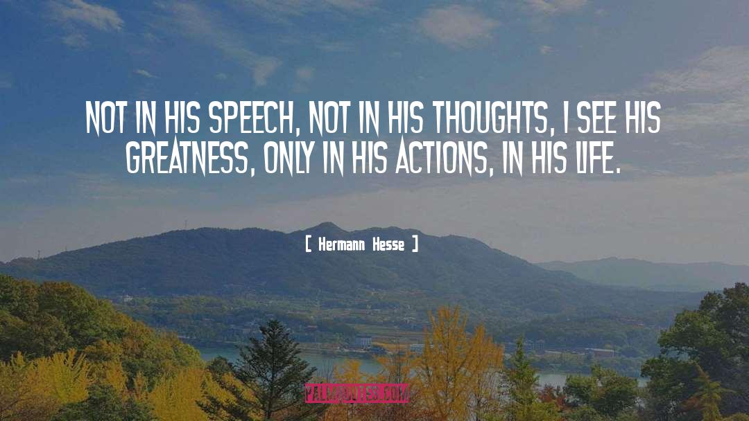 Speech In Fulton quotes by Hermann Hesse