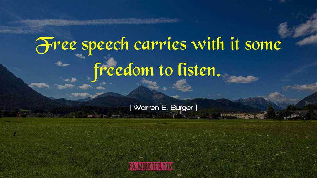 Speech Pathology quotes by Warren E. Burger