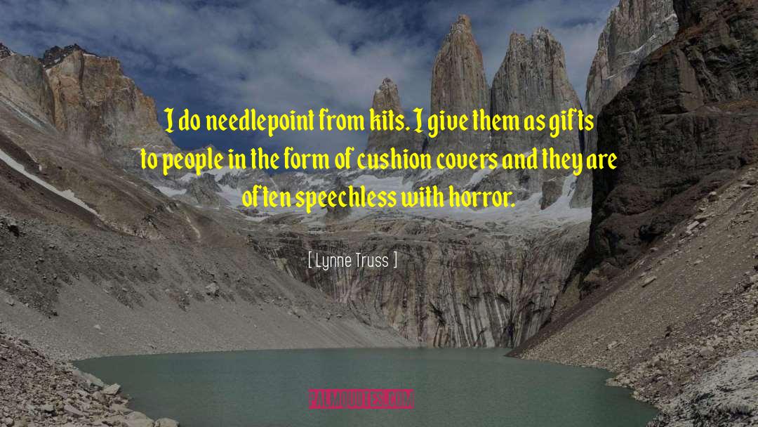 Speechless quotes by Lynne Truss