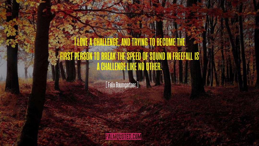 Speed Is Dangerous quotes by Felix Baumgartner