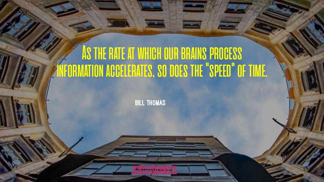 Speed Of Time quotes by Bill Thomas