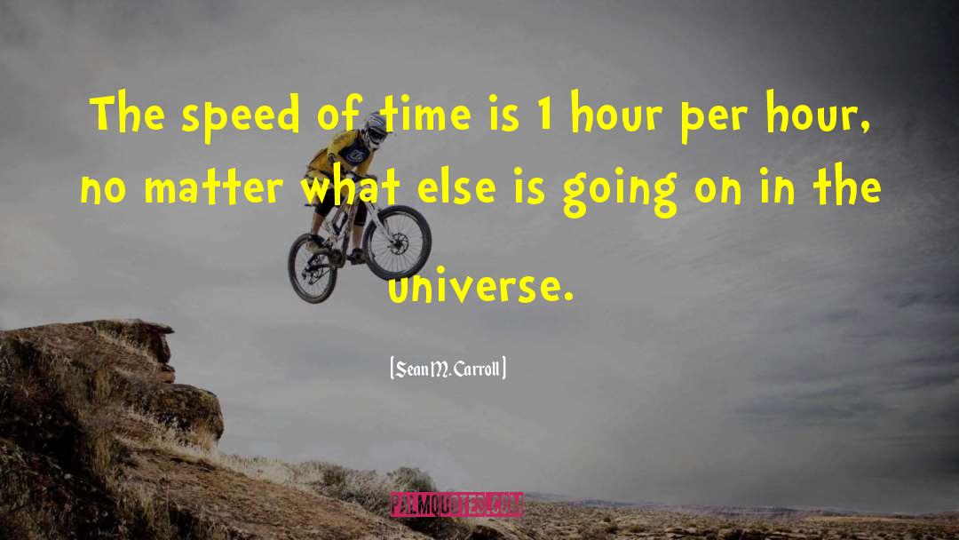 Speed Of Time quotes by Sean M. Carroll