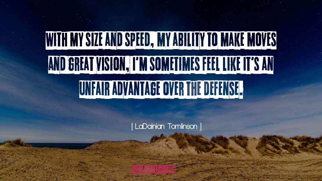 Speed quotes by LaDainian Tomlinson