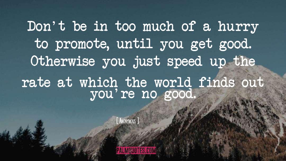 Speed quotes by Anonymous