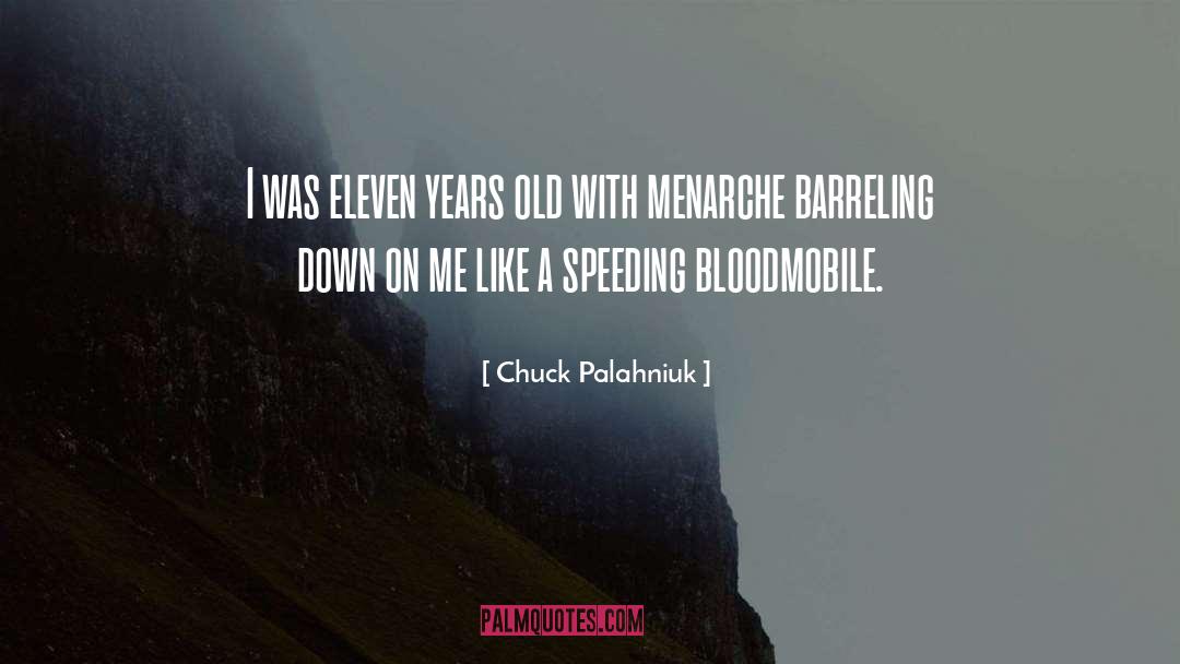 Speeding Up quotes by Chuck Palahniuk