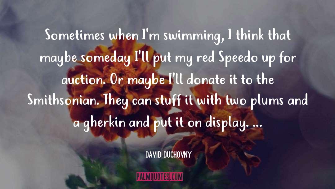 Speedo quotes by David Duchovny