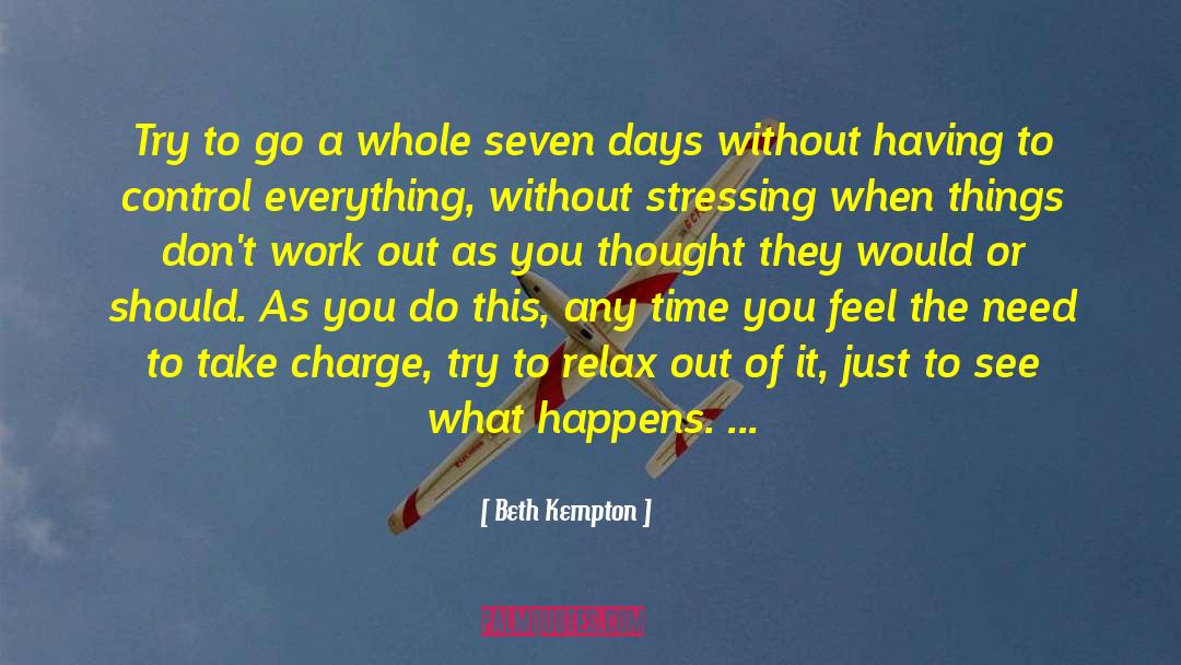 Speeds quotes by Beth Kempton
