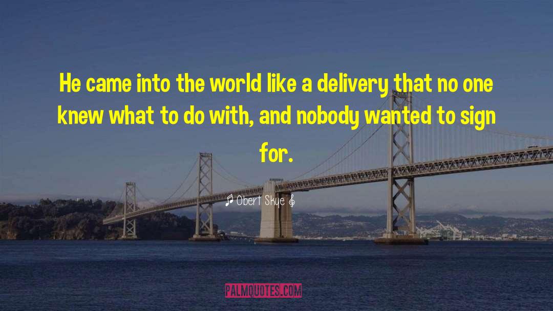 Speedy Delivery Quote quotes by Obert Skye