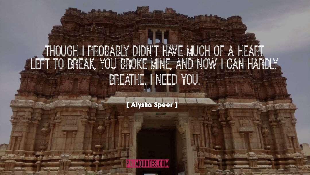 Speer quotes by Alysha Speer