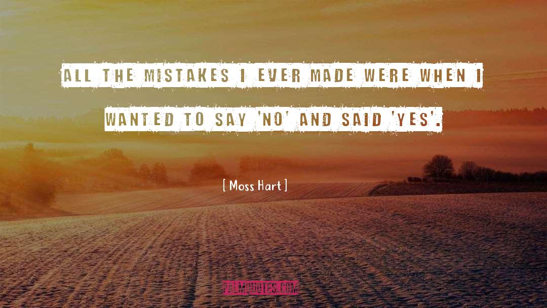 Spelling Mistakes quotes by Moss Hart