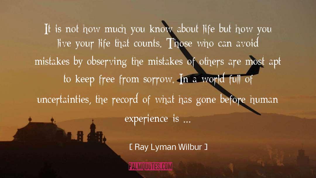 Spelling Mistakes quotes by Ray Lyman Wilbur
