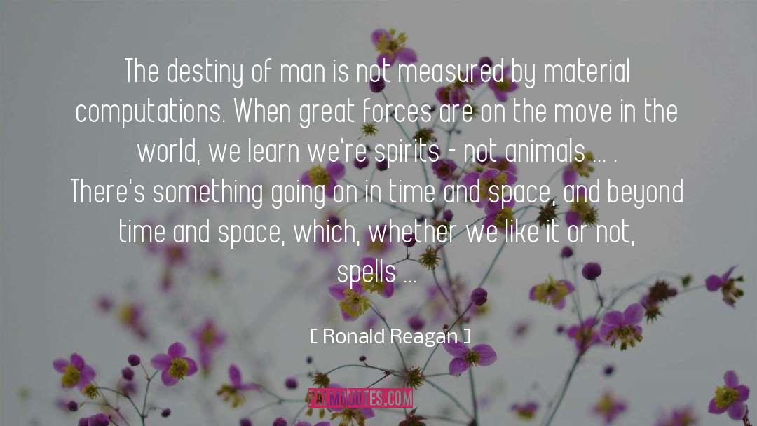 Spells quotes by Ronald Reagan