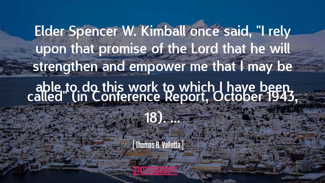 Spencer Cohen quotes by Thomas R. Valletta