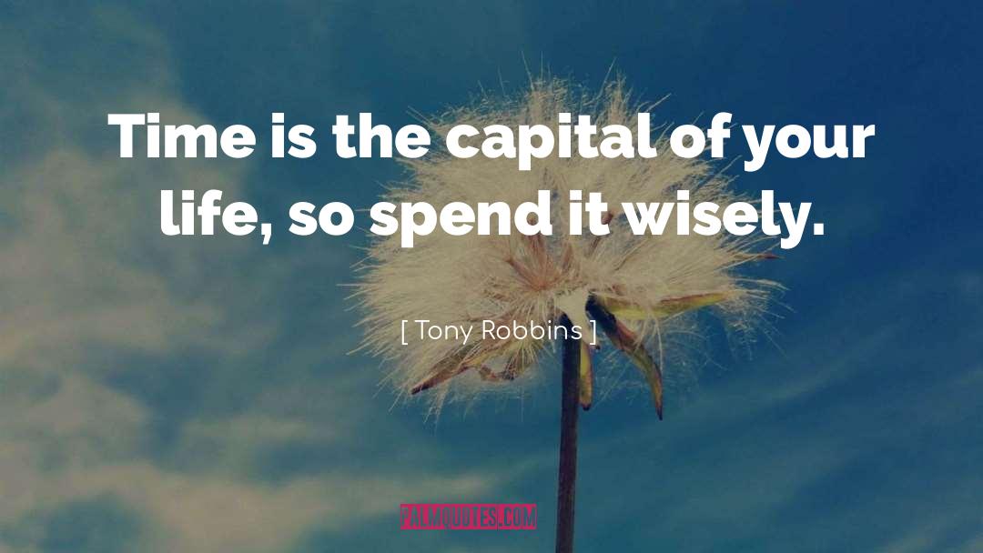 Spend Time Wisely quotes by Tony Robbins