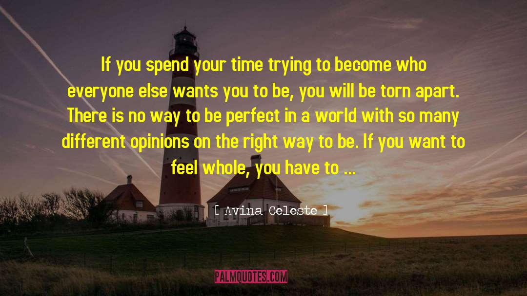 Spend Your Time quotes by Avina Celeste