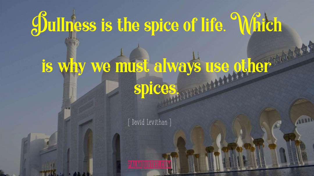 Spice Of Life quotes by David Levithan