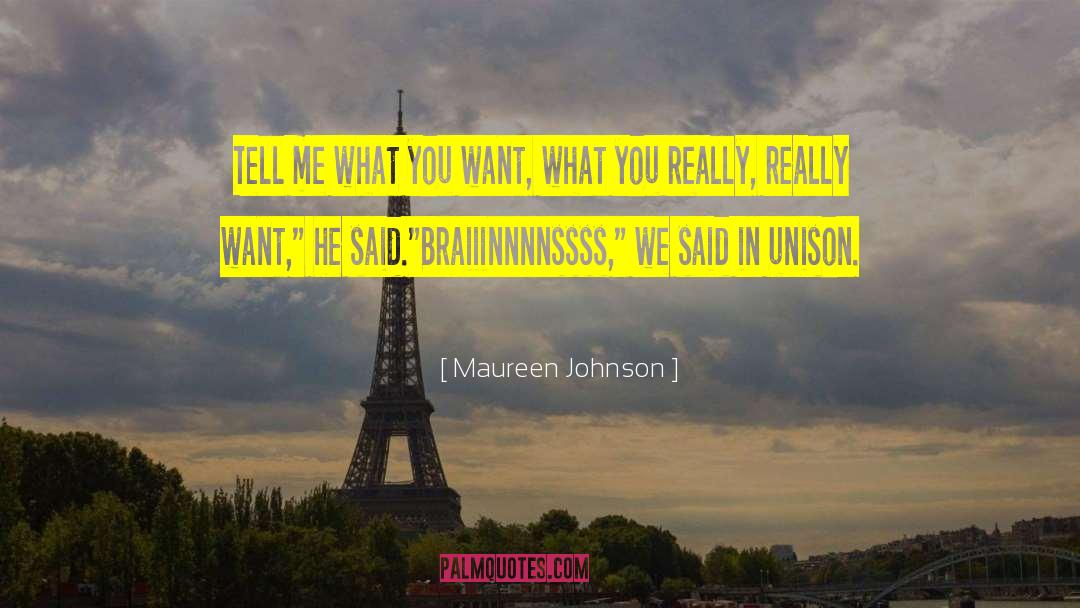 Spice quotes by Maureen Johnson