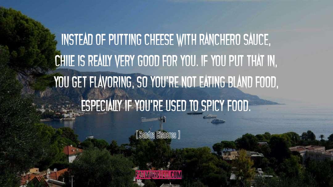 Spicy Food quotes by Sandra Cisneros