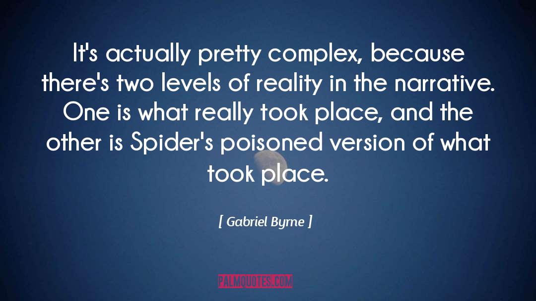 Spider Bites quotes by Gabriel Byrne