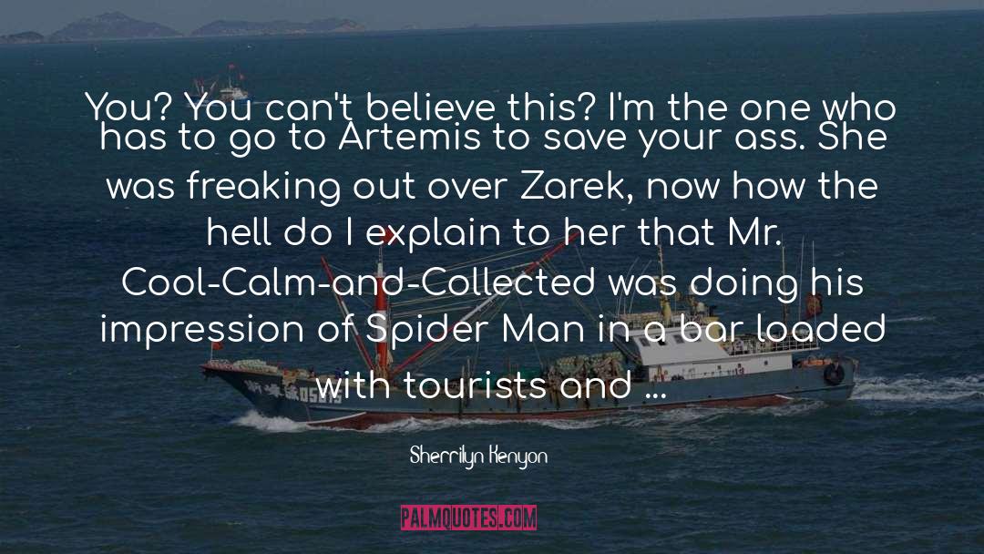 Spider Man quotes by Sherrilyn Kenyon
