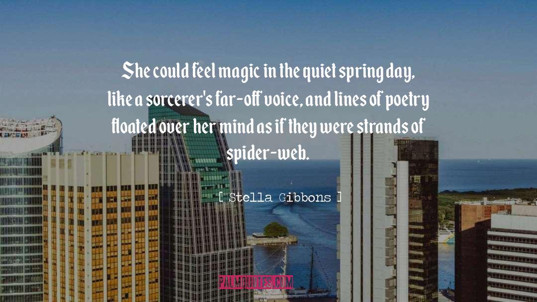 Spider Web quotes by Stella Gibbons