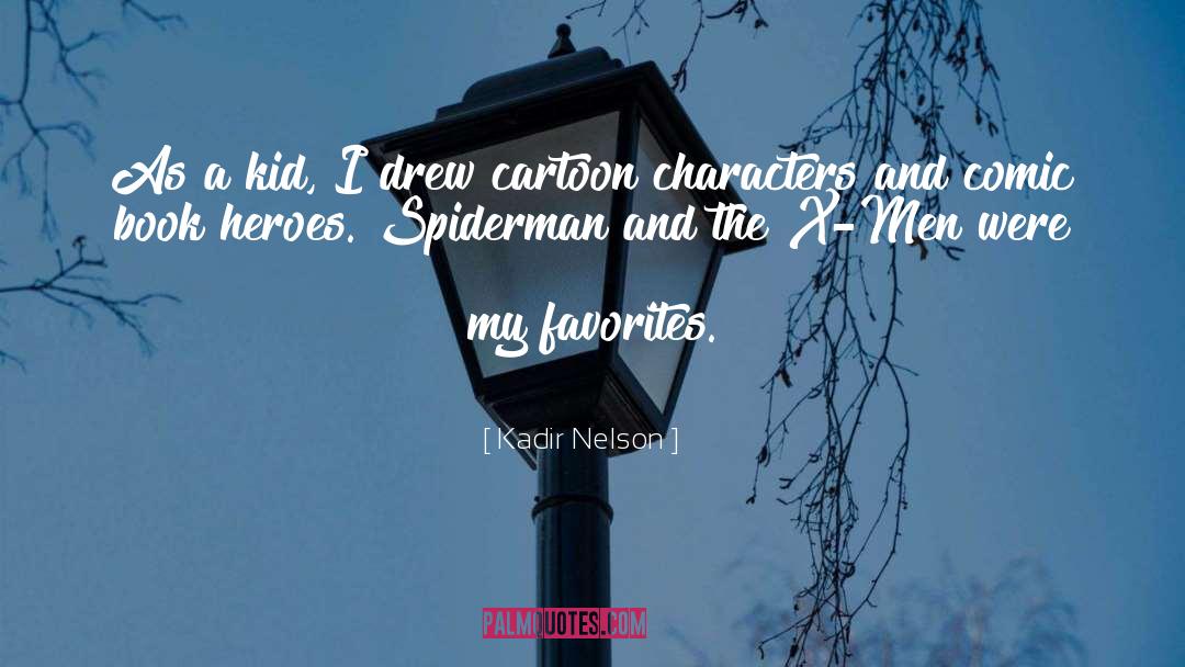 Spiderman quotes by Kadir Nelson