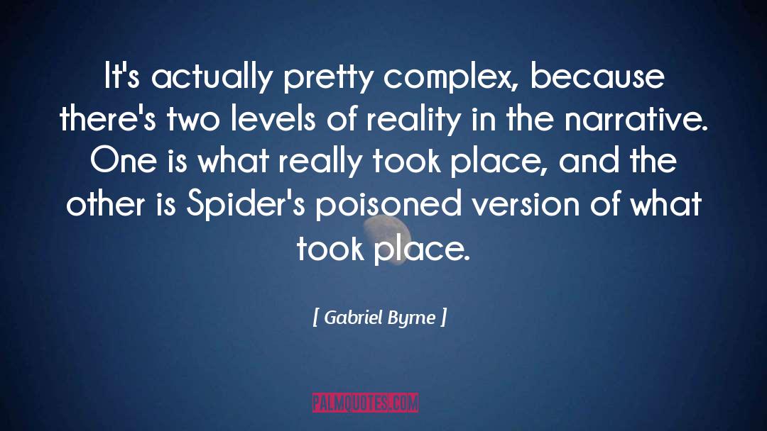 Spiders quotes by Gabriel Byrne