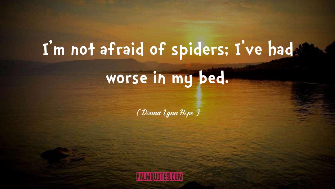 Spiders quotes by Donna Lynn Hope